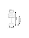 Rabalux Xelira Настолни лампи IP20 LED 13W 3000, 4000, 6000K 74037 - 7