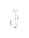 Rabalux Azim2 Лампион IP20 E27 1x MAX 40W K 74229 - 12