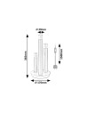 Rabalux Ramira Настолни лампи IP20 G9 3x MAX 5W K 74365 - 6