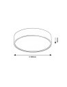 Rabalux Larcia Плафон IP44 LED 18W 4000 75009 - 13