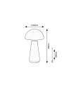 Rabalux Ishtar Настолни лампи IP44 LED 3W 3000 76007 - 12