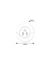 Rabalux Dembo Декоративни лампи IP20 LED 13,9W 3000 76012 - 8
