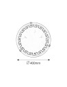 Rabalux Etrusco Плафон IP20 E27 2x MAX 60W K 7649 - 4