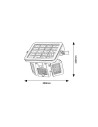 Rabalux Lihull Соларно осветление IP44 LED 9,6W 4000K 77020 - 13