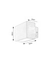 Rabalux Mataro Външно стенно осветление IP54 LED 7W 4000K 77074 - 11