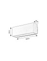 Rabalux Mataro Външно стенно осветление IP54 LED 10W 4000K 77075 - 11