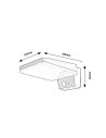 Rabalux Lasset Соларно осветление IP54 LED 4,4W 4000K 77078 - 10