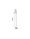 Rabalux Loanda Външни стоящи лампи IP44 E27 1x MAX 12W K 77082 - 12