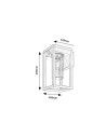Rabalux Zernest  Външно стенно осветление IP54 E27 1x MAX 15W K 77086 - 12