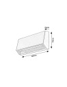 Rabalux Ibar Външно стенно осветление IP54 LED 3W 3000K 77109 - 13