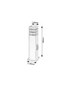 Rabalux Ankara Външни стоящи лампи IP44 E27 1x MAX 12W K 77122 - 13