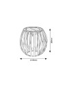 Rabalux Savoca Външни декоративни лампи IP44 LED 1W 3000K 77167 - 6