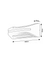 Rabalux Kobarid Външно стенно осветление IP54 LED 20W 4000K 77174 - 12