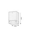 Rabalux Zombor Плафон IP54 GU10 1x MAX 35W K 7818 - 6