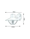 Rabalux Almada Външно стенно осветление IP44 E27 1x MAX 10W K 7884 - 5
