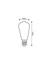 Rabalux Filament-LED LED крушки IP20 W 4000K 79028 - 6