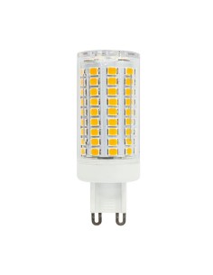 Rabalux SMD LED крушка, бял/прозрачен керамичен/пластмасов източник на светлина, G9, 9W, 1120lm, 4000K, ъгъл на лъча: 300°, H6,6