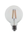 Rabalux LED крушка филамент, прозрачна, жълт филамент, E27 G95, 12W, 1521lm, 3000K, ъгъл на лъча: 360°, H13,8cm, D9,5cm, димируе