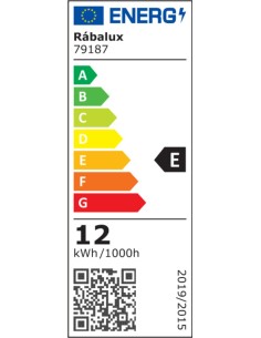 Rabalux LED крушка филамент, прозрачна, жълт филамент, E27 G95, 12W, 1521lm, 3000K, ъгъл на лъча: 360°, H13,8cm, D9,5cm, димируе 2