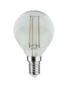 Rabalux LED крушка филамент, прозрачна, бял филамент, E14 G45, 6W, 800lm, 4000K, ъгъл на лъча: 360°, H7,8cm, D4,5cm, работна тем