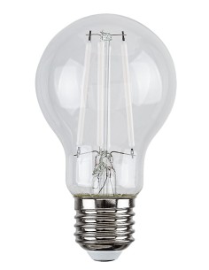 Rabalux LED крушка филамент, прозрачна, бял филамент, E27 A60, 7W, 806lm, 3000K, ъгъл на лъча: 360°, H10,5cm, D6cm, работна темп