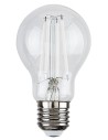 Rabalux LED крушка филамент, прозрачна, бял филамент, E27 A60, 7W, 806lm, 4000K, ъгъл на лъча: 360°, H10,5cm, D6cm, работна темп