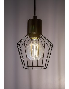 Rabalux LED крушка филамент, прозрачна, бял филамент, E27 A60, 7W, 806lm, 4000K, ъгъл на лъча: 360°, H10,5cm, D6cm, работна темп 2