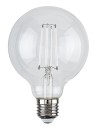 Rabalux LED крушка филамент, прозрачна, бял филамент, E27 G95, 7W, 806lm, 3000K, ъгъл на лъча: 360°, H13,8cm, D9,5cm, работна те