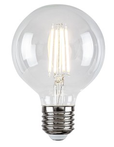 Rabalux LED крушка филамент, прозрачна, бял филамент, E27 G95, 7W, 806lm, 3000K, ъгъл на лъча: 360°, H13,8cm, D9,5cm, работна те 2