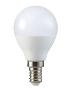 Rabalux SMD LED крушка, бяла, E14 G45, 5W, 470lm, 4000K, ъгъл на лъча: 180°, H7cm, D4,5cm, работна темп.: -20°C40°C, IP20, Клас 