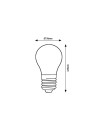 Rabalux LED крушка филамент, прозрачна, E27 A70, 18W, 2452lm, 3000K, ъгъл на лъча: 360°, H12,5cm, D7cm, работна темп.: -20°C40°C - 4