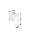 Rabalux Elva Външно стенно осветление IP44 GU10 1x MAX 35W K 7929 - 6
