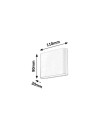 Rabalux Nesna Външно стенно осветление IP54 LED 2x 3W 3000K 7951 - 9