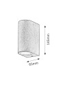 Rabalux Chile Външно стенно осветление IP44 GU10 2x MAX 35W K 8019 - 4