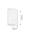 Rabalux Chile Външно стенно осветление IP44 GU10 2x MAX 35W K 8034 - 4
