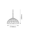 Rabalux Marvel Полилеи IP20 E27 2x MAX 60W K 8076 - 4