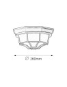 Rabalux Milano Плафон IP43 E27 1x MAX 100W K 8346 - 4