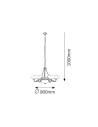 Rabalux Marlene Полилеи IP20 E14 6x MAX 40 + E27 2x MAX 60W K 8546 - 4