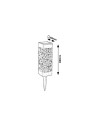 Rabalux Mora Соларно осветление IP23 LED 0,16W 3000K 8949 - 8