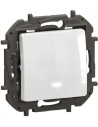 Legrand Бутон с подсветка цвят Бял Niloe New NP2315WH - Цена | LEDs4economy