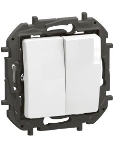 Legrand Двоен кръстат ключ 16A цвят Бял Niloe New NP2020WH - Цена | LEDs4economy