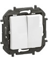 Legrand Двоен кръстат ключ 16A цвят Бял Niloe New NP2020WH - Цена | LEDs4economy