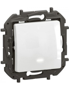 Legrand Еднополюсен ключ с подсветка цвят Бял Niloe New NP2111WH - Цена | LEDs4economy