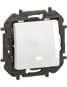 Legrand Еднополюсен ключ с подсветка цвят Бял Niloe New NP2111WH - Цена | LEDs4economy