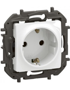 Legrand Контакт ШУКО 16A с детска защита цвят Бял Niloe New NP3122WH - Цена | LEDs4economy