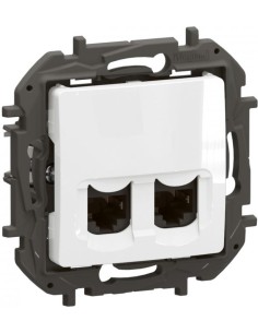 Legrand Розетка 2xRJ45 cat.6 FTP цвят Бял Niloe New NP4332WH - Цена | LEDs4economy