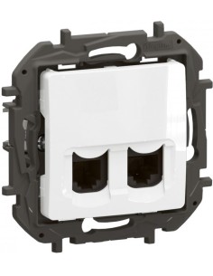 Legrand Розетка RJ11+RJ45 cat.6 UTP цвят Бял Niloe New NP492WH - Цена | LEDs4economy