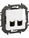 Legrand Розетка RJ11+RJ45 cat.6 UTP цвят Бял Niloe New NP492WH - Цена | LEDs4economy