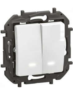 Legrand Сериен ключ цвят Бял Niloe New NP2120WH - Цена | LEDs4economy
