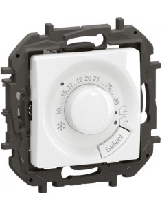 Legrand Термостат 10-30°C 230V max 8А цвят Бял Niloe New NP670WH - Цена | LEDs4economy